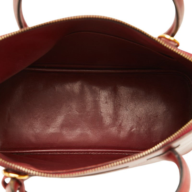 Hermes Bolide 31 Handbag Bordeaux Calfskin