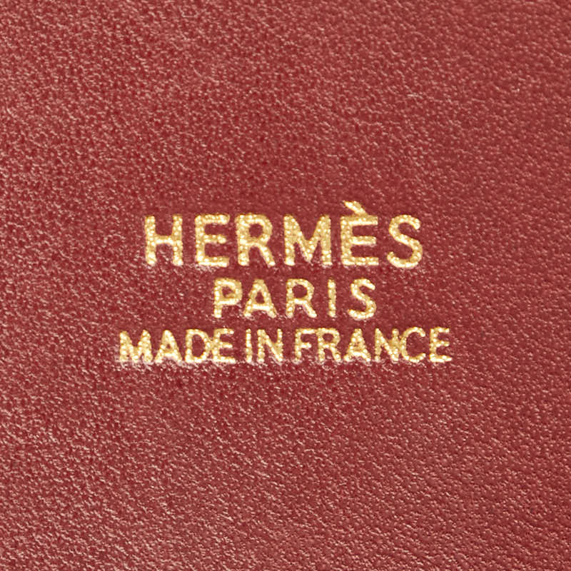 Hermes Bolide 31 Handbag Bordeaux Calfskin