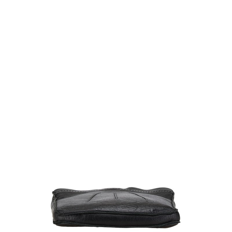 Hermes Leather Shoulder Bag Black