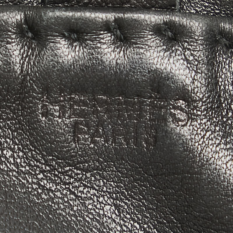 Hermes Leather Shoulder Bag Black