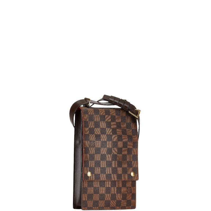 Louis Vuitton Damier Portobello Crossbody Bag N45271 Brown PVC Leather in Very Good Condition