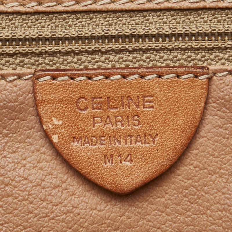 Celine Macadam Logo PVC Leather Shoulder Bag