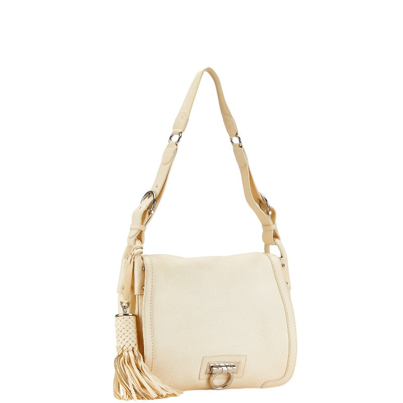 Salvatore Ferragamo Leather Gancini Shoulder Bag