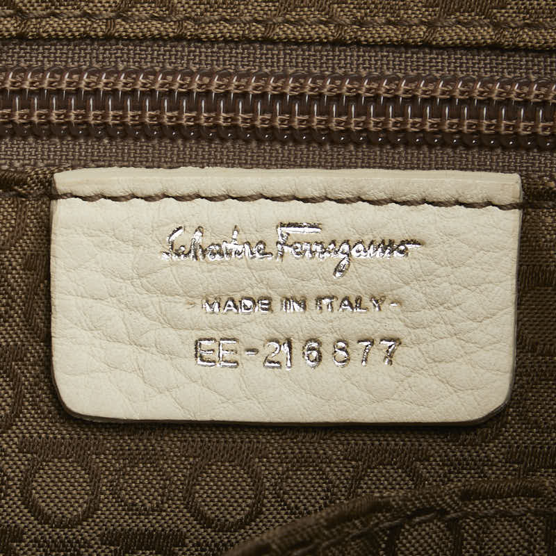 Salvatore Ferragamo Leather Gancini Shoulder Bag