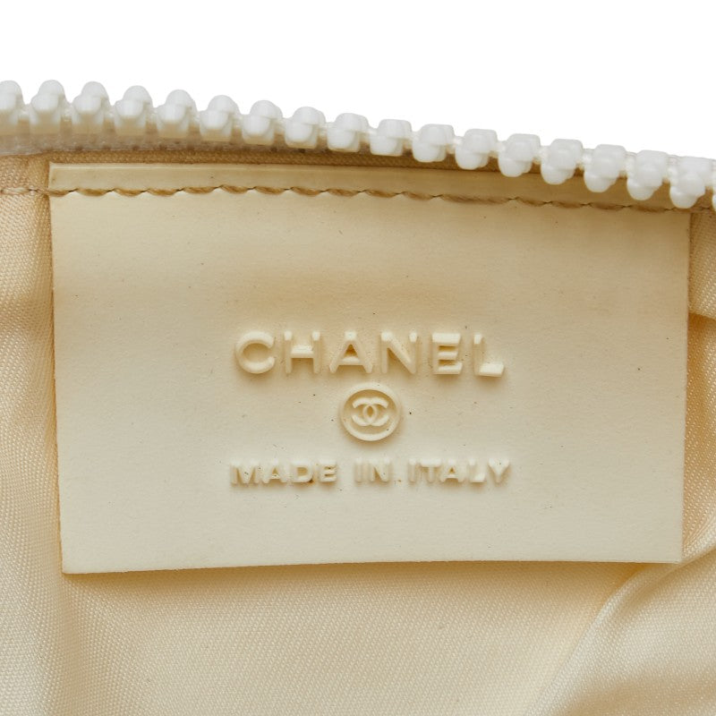 Chanel Nylon Sports Line Waist Bag Body Bag Beige Gold in Very Good Condition