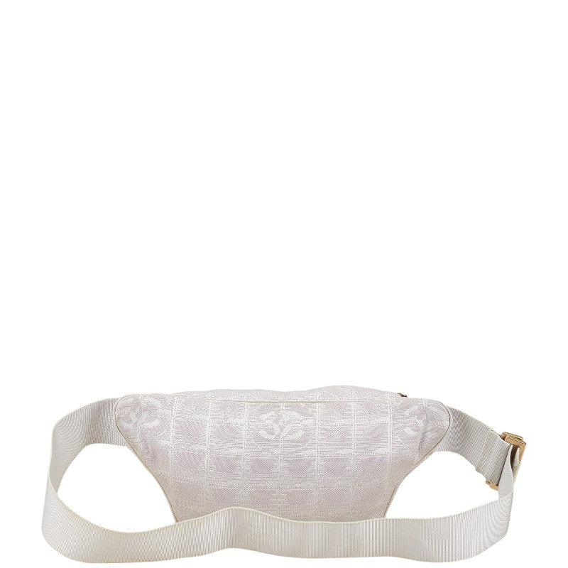 Chanel New Travel Line Canvas Waist Bag Pink