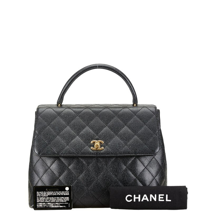 Chanel Caviar Matelasse Coco Mark Handbag