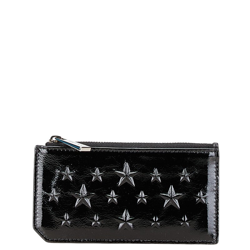 Jimmy Choo Star Leather Card Coin Case