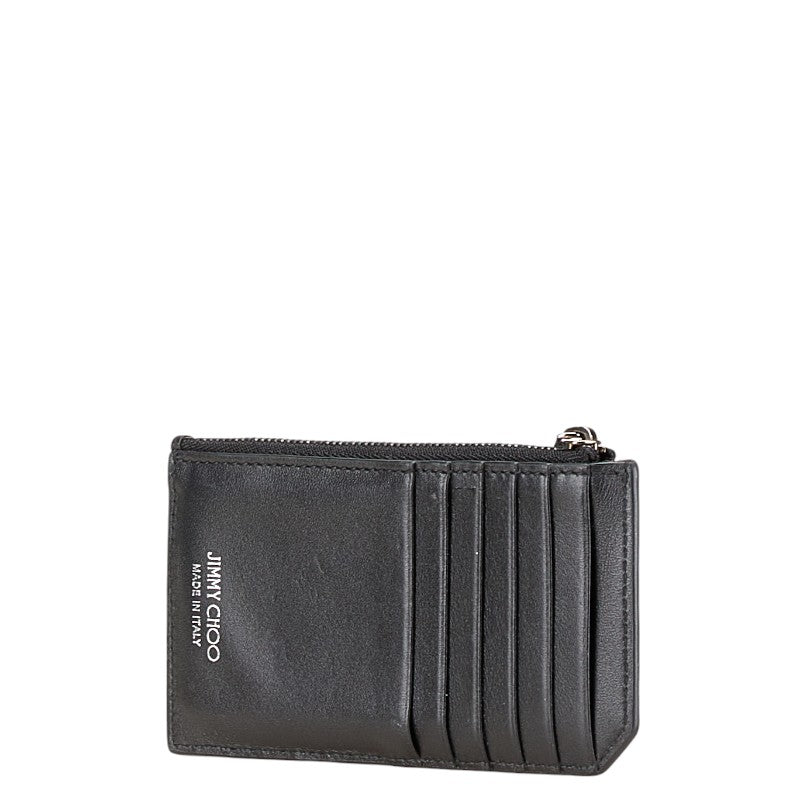 Jimmy Choo Star Leather Card Coin Case