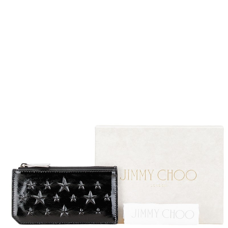 Jimmy Choo Star Leather Card Coin Case