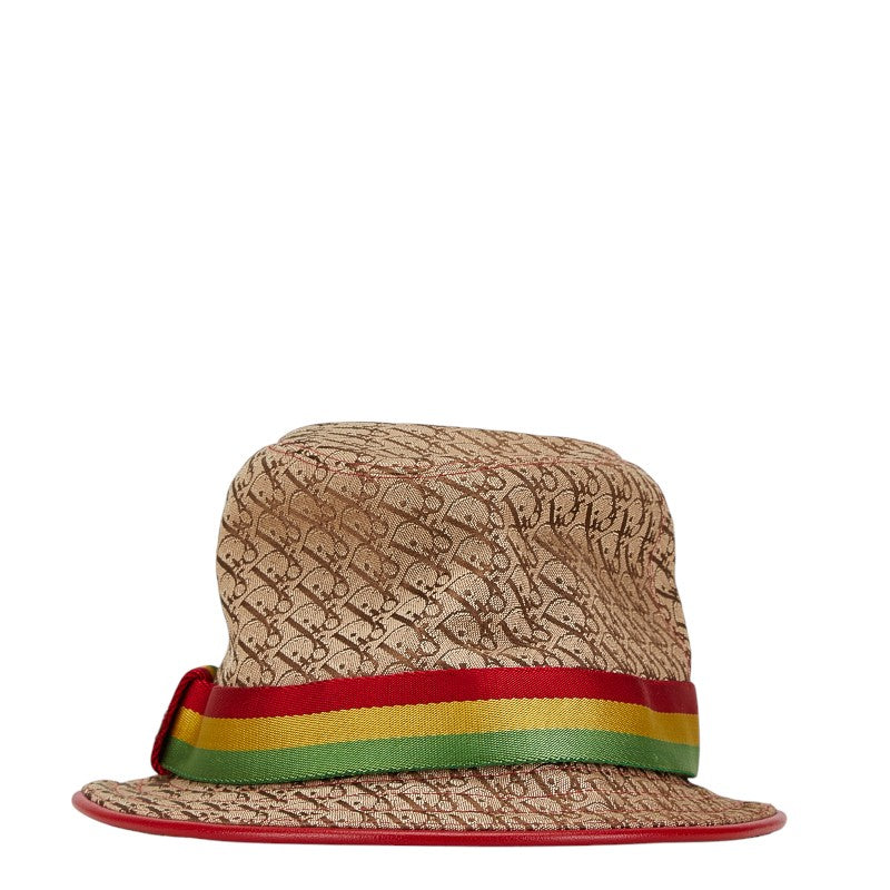 Dior Trotter Logo Bucket Hat Beige Red