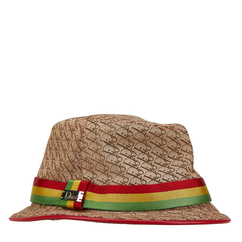 Dior Trotter Logo Bucket Hat Beige Red