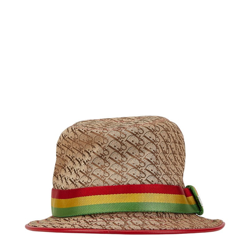 Dior Trotter Logo Bucket Hat Beige Red