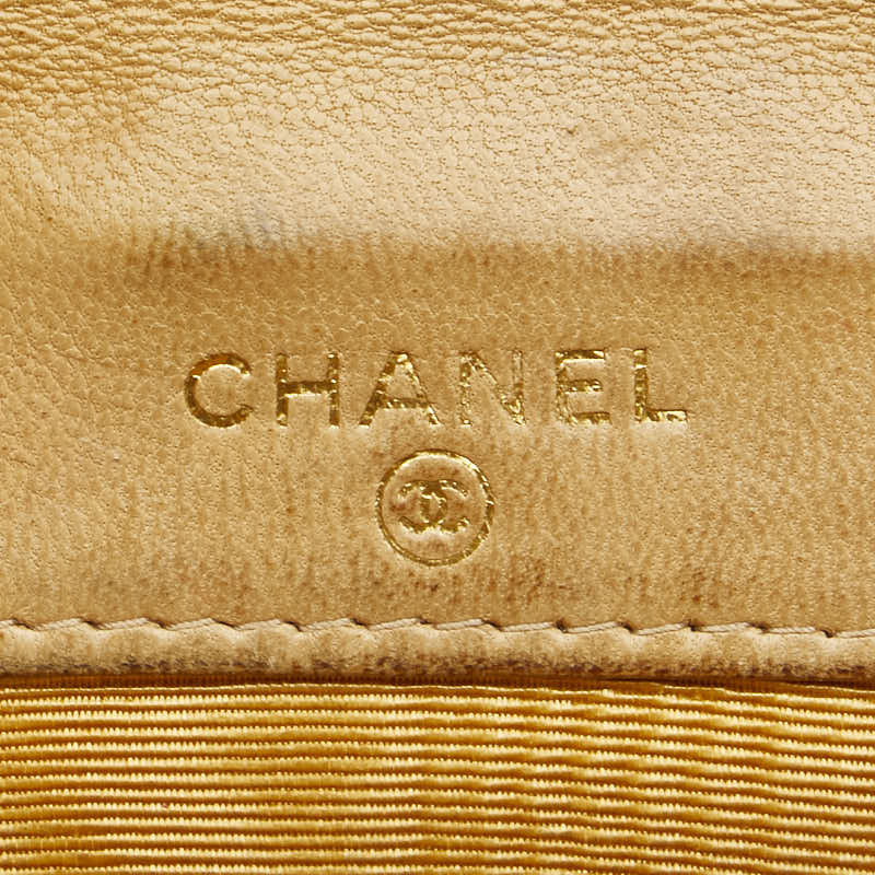 Chanel Caviar Skin Bifold Wallet Beige