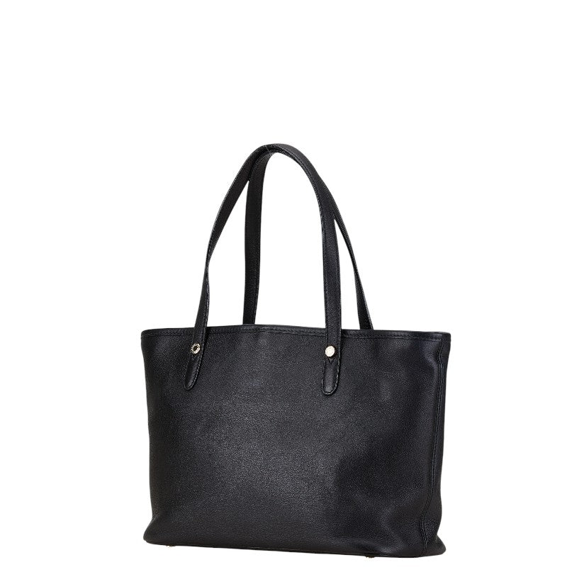 Bvlgari Sotirio Leather Tote Bag Black