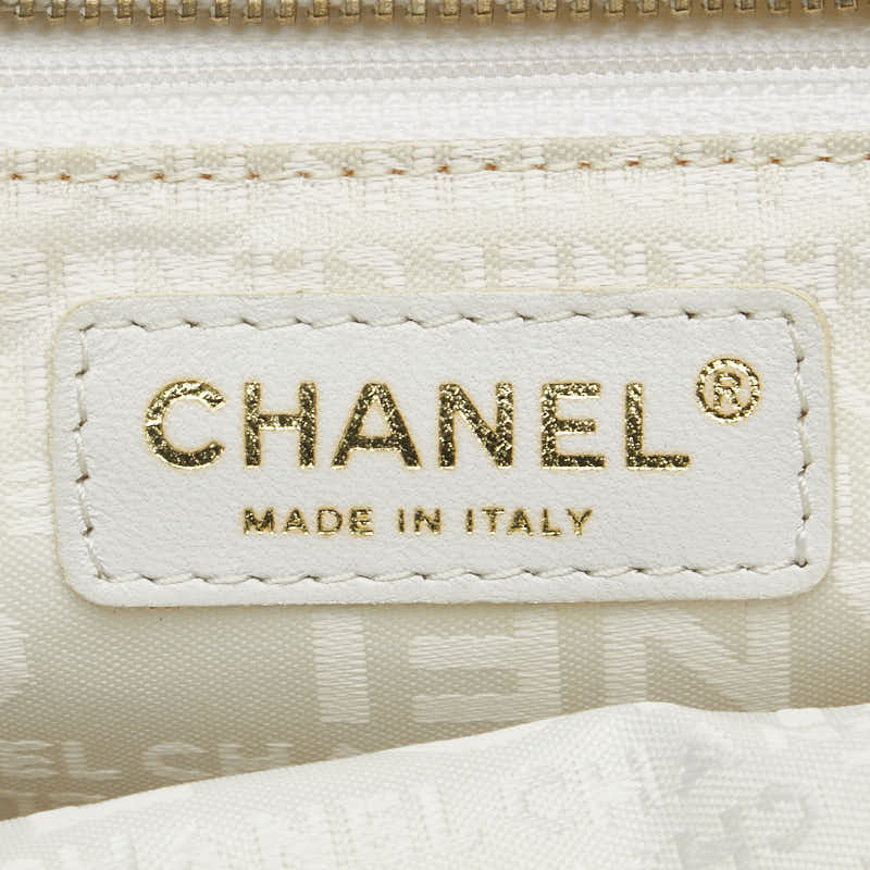 Chanel Canvas Marshmallow Coco Mark Handbag