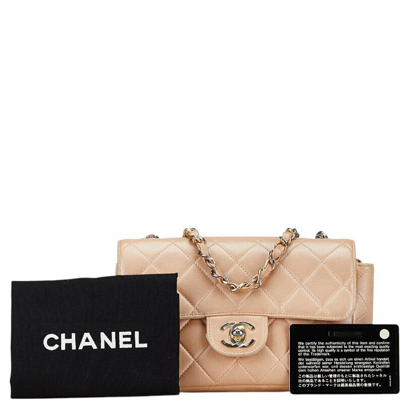 Chanel Mini Matelasse Lambskin Chain Shoulder Bag