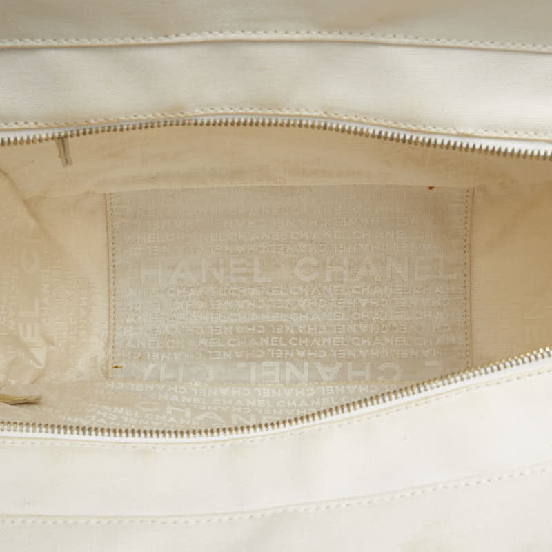 Chanel Canvas Marshmallow Coco Mark Tote Bag