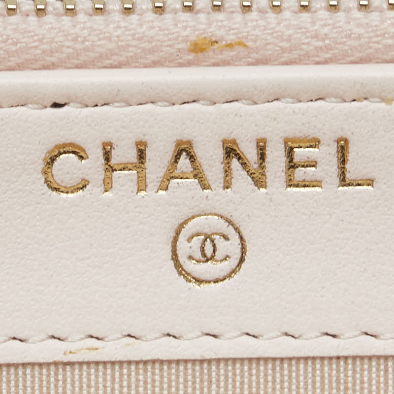 Chanel Tweed Leather Deauville Coco Mark Chain Shoulder Bag