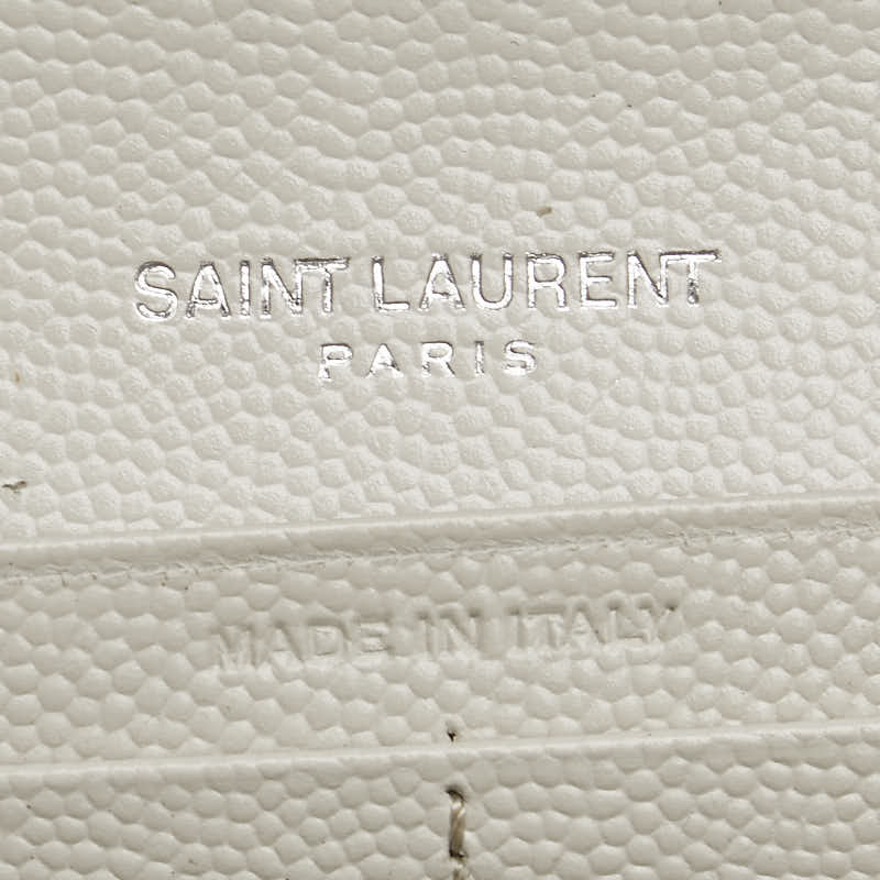 Yves Saint Laurent Cassandra V-Stitch Wallet