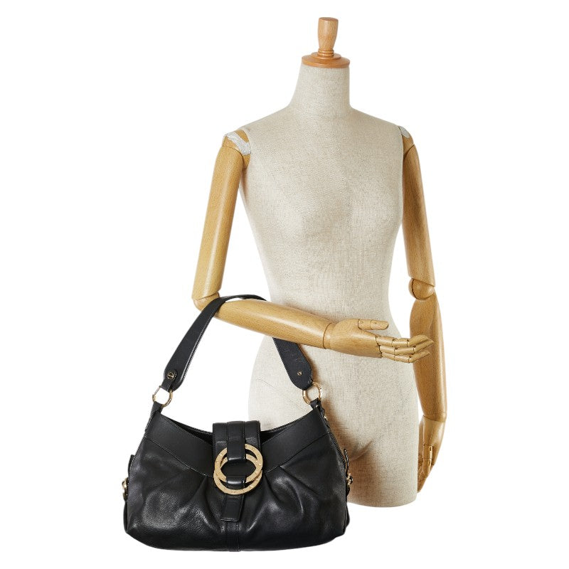 Bvlgari Chandra Leather Shoulder Bag