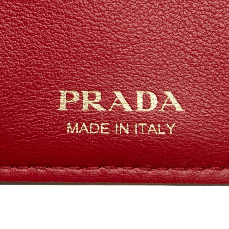 Prada Leather Compact Wallet 1MH021