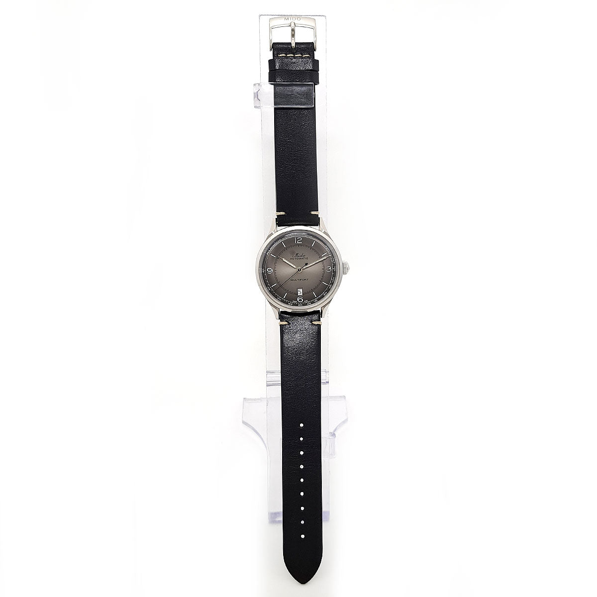 Mido Stainless Steel Leather Automatic Watch M040407A