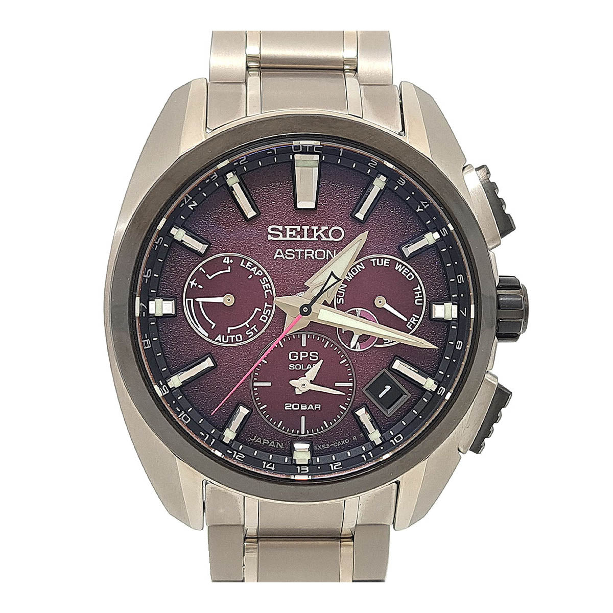 Seiko Titanium Solar Astron GPS Chronograph SBXC101