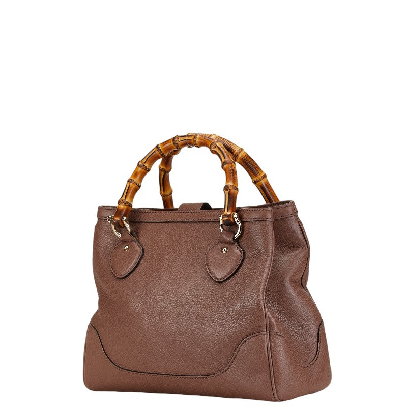 Gucci Bamboo Leather Handbag 2WAY