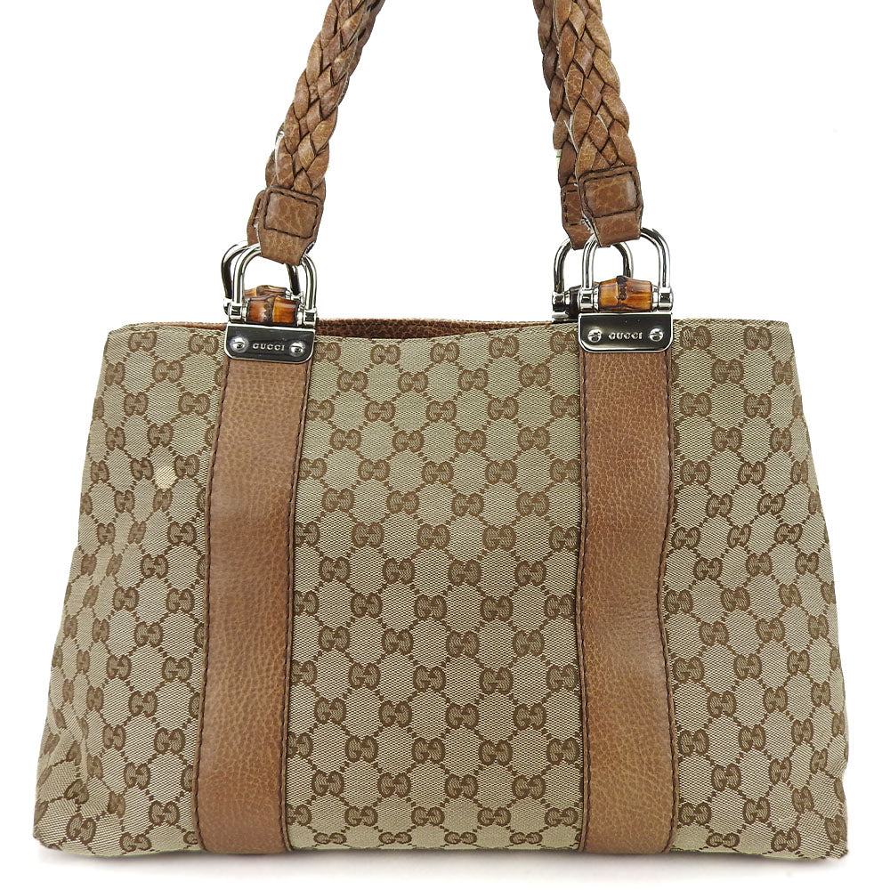 Gucci Bamboo GG Canvas Tote Bag 232947