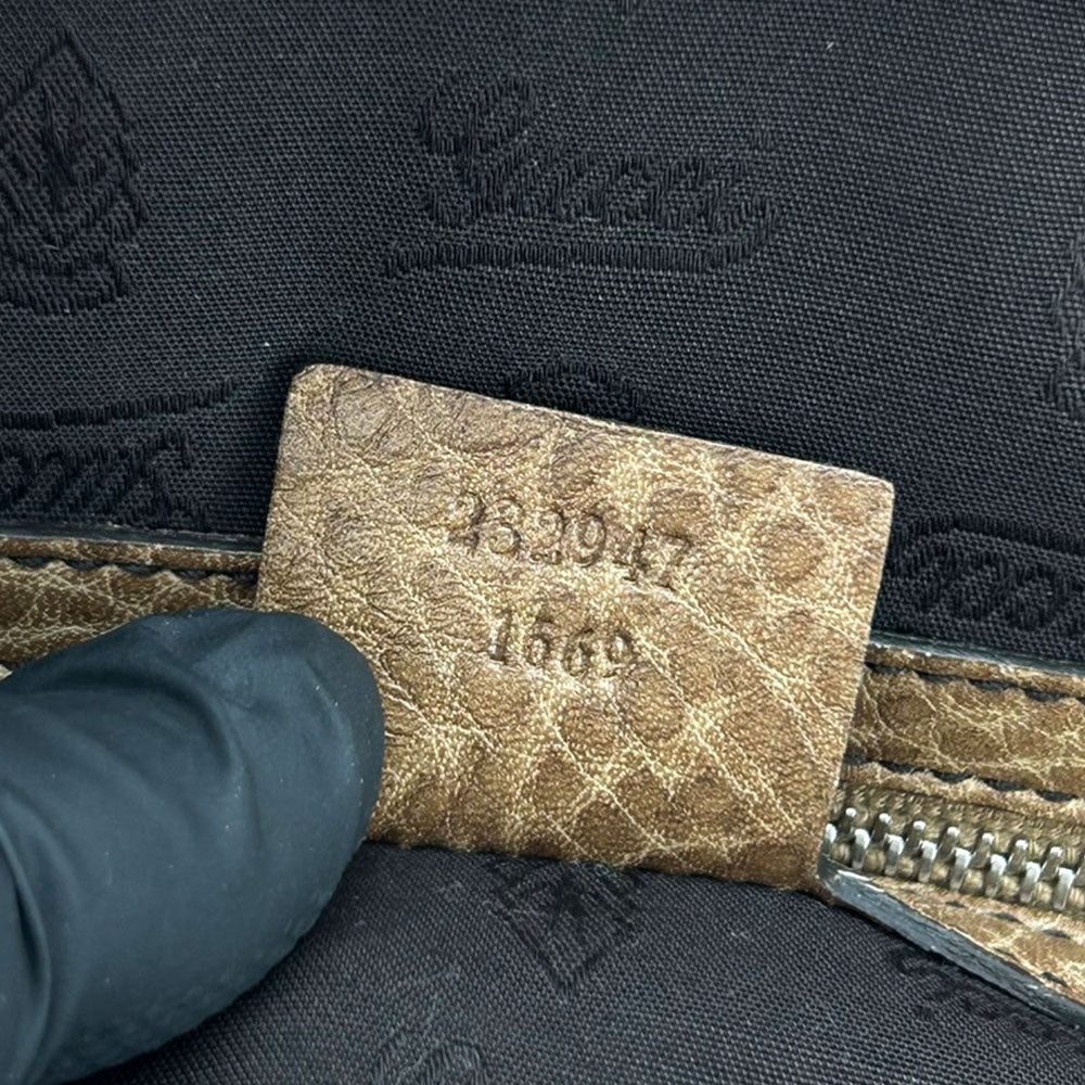 Gucci Bamboo GG Canvas Tote Bag 232947