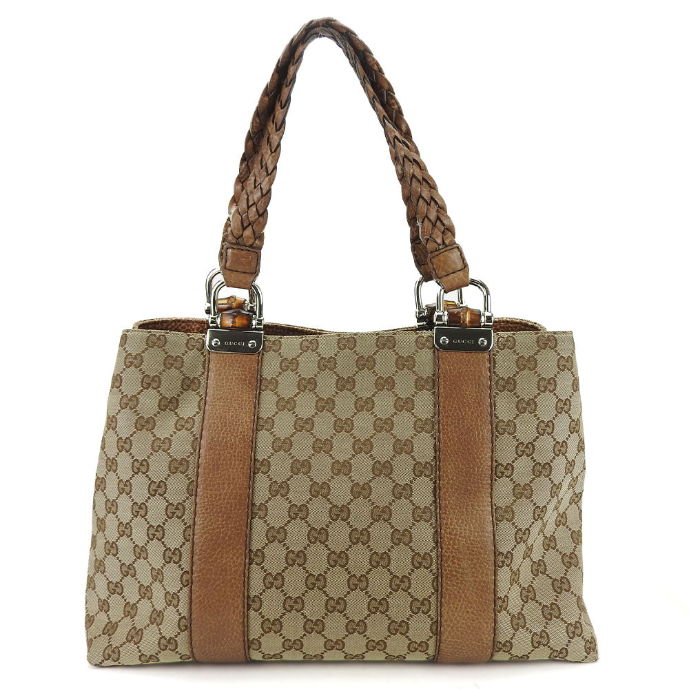 Gucci Bamboo GG Canvas Tote Bag 232947