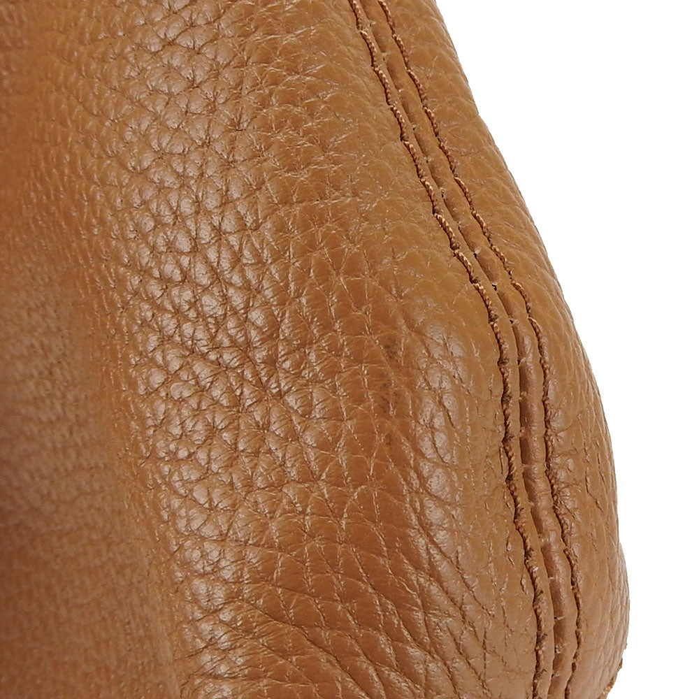 Michael Kors Leather Clutch Bag Camel