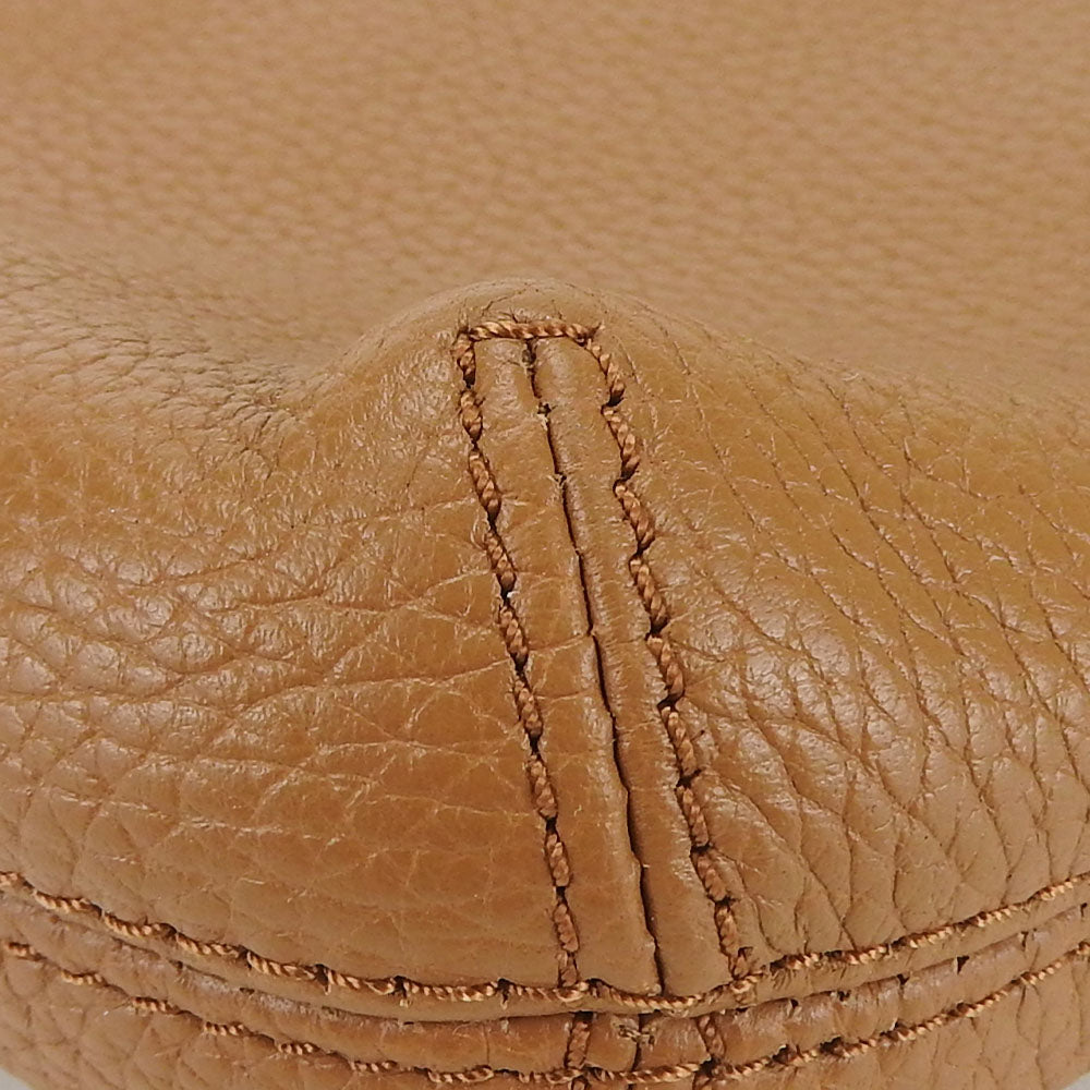 Michael Kors Leather Clutch Bag Camel