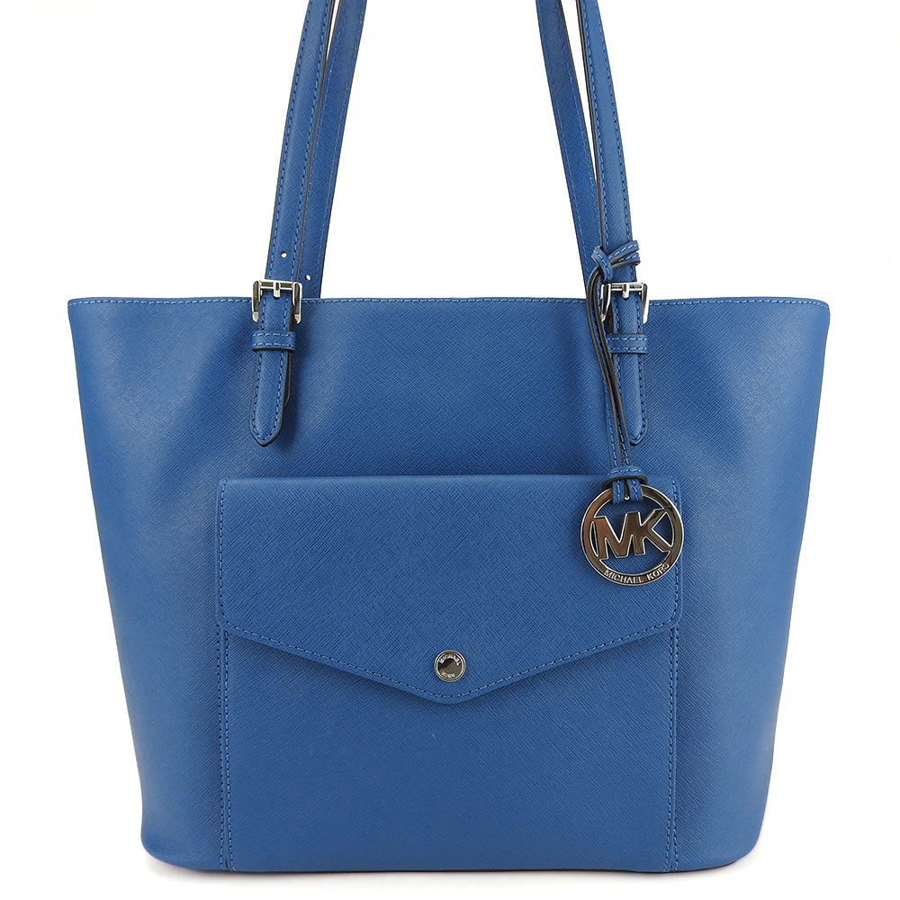 Michael Kors Leather Tote Bag Blue