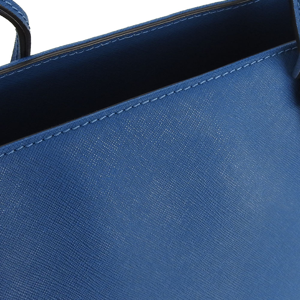 Michael Kors Leather Tote Bag Blue