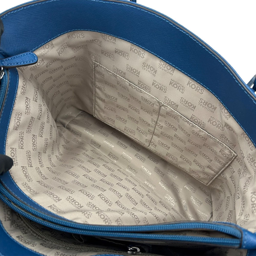 Michael Kors Leather Tote Bag Blue