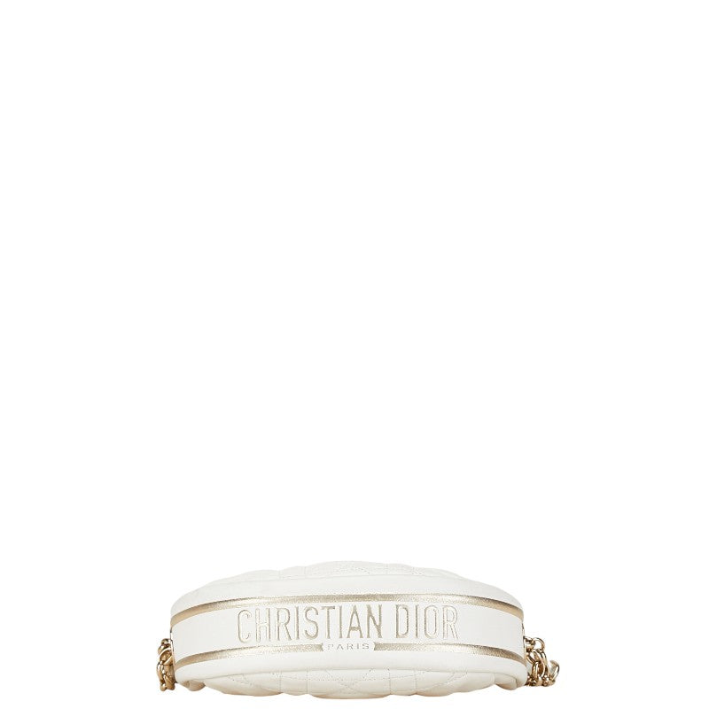 Dior Vibe Hobo Small Shoulder Bag White Lambskin