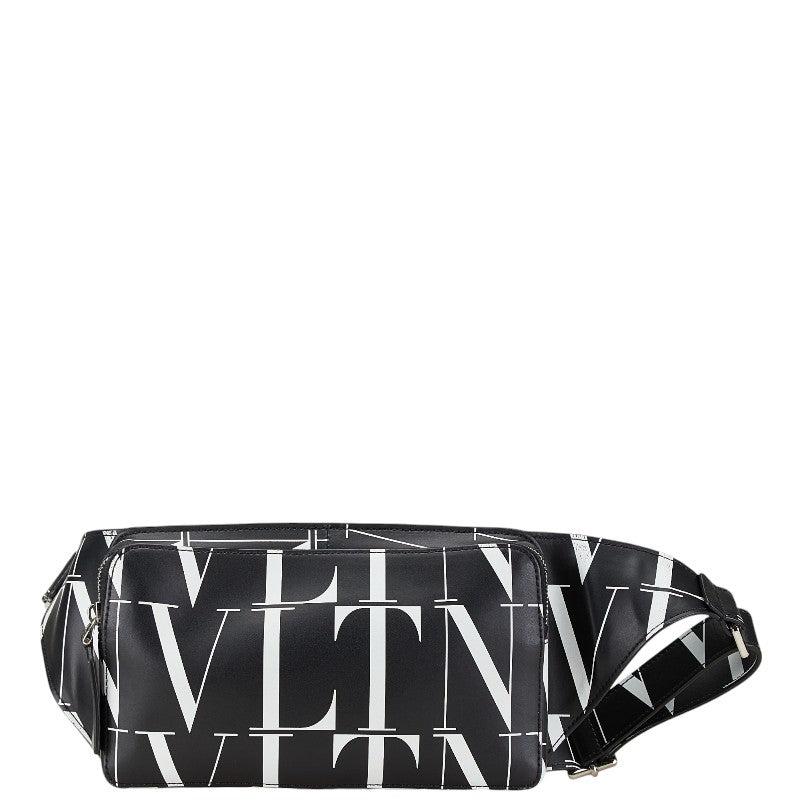 Valentino Leather Logo Body Waist Shoulder Bag