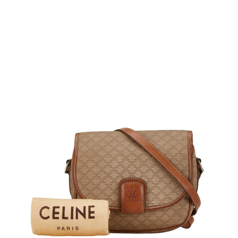 Celine Macadam PVC Leather Shoulder Bag