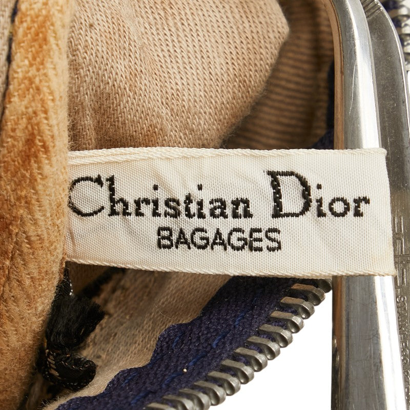 Dior Trotter Mini Boston Bag Leather Jacquard