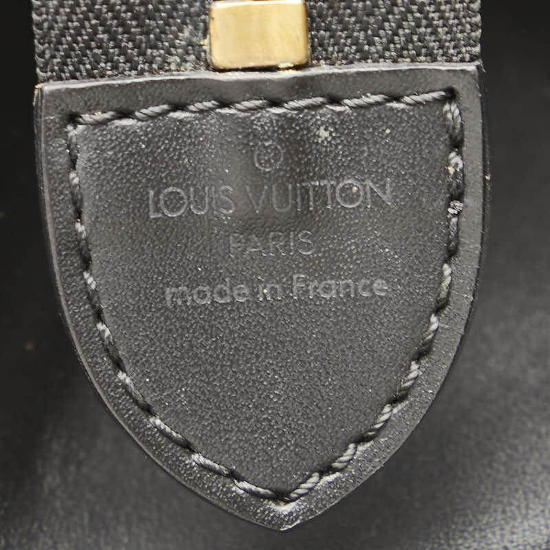 Louis Vuitton Epi Triangle Handbag Black Leather in Very Good Condition