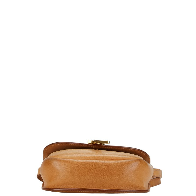 YSL Kaia Leather Crossbody Bag Beige