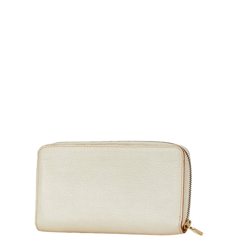 Louis Vuitton Suhali Zippy Wallet White Leather