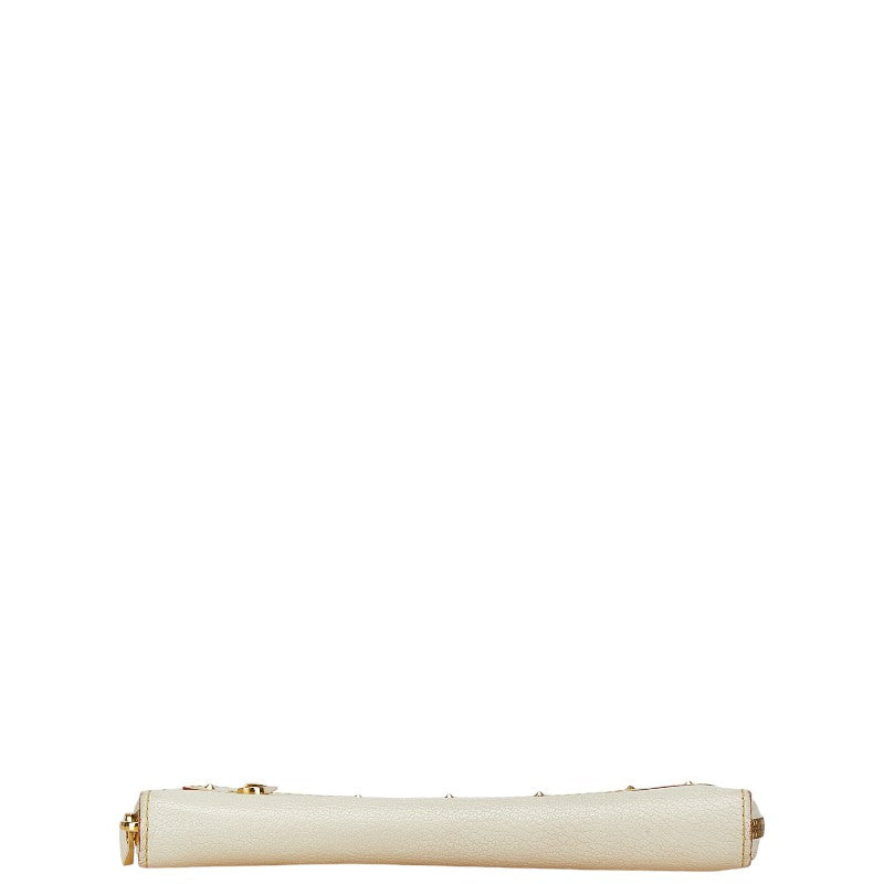 Louis Vuitton Suhali Zippy Wallet White Leather