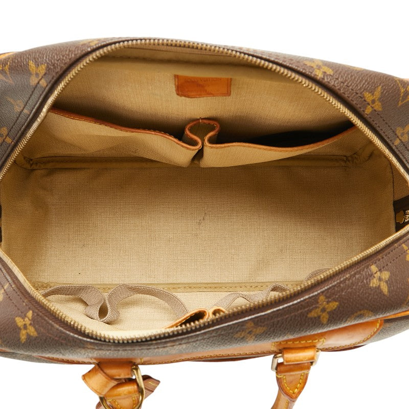 Louis Vuitton Monogram Deauville Handbag Brown