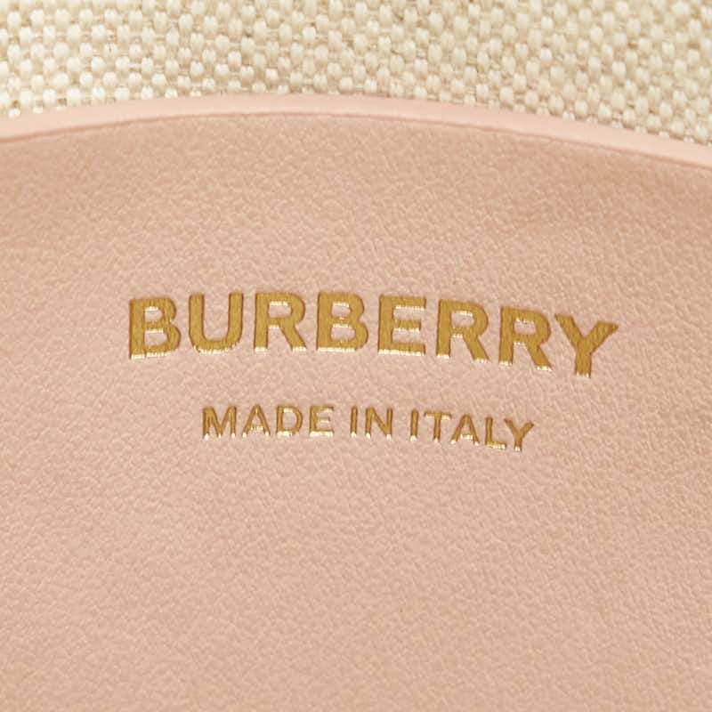 Burberry Logo Mini Tote Bag 2WAY Pink in Very Good Condition