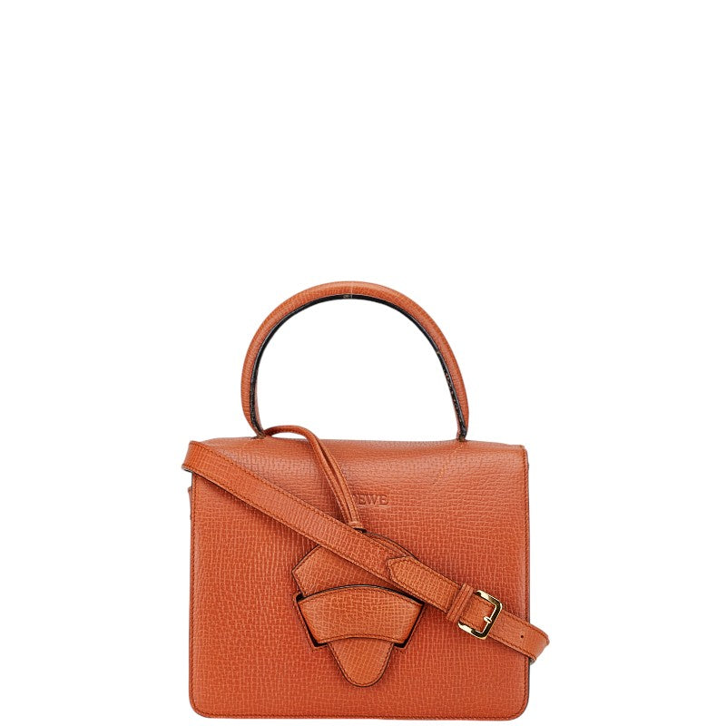 Loewe Barcelona Leather Logo Handbag