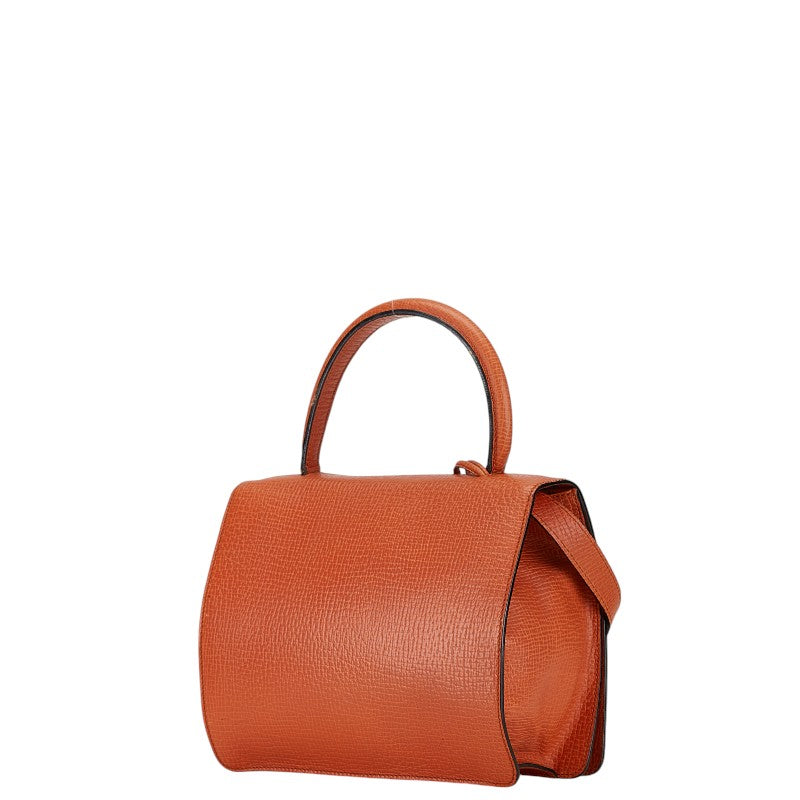 Loewe Barcelona Leather Logo Handbag