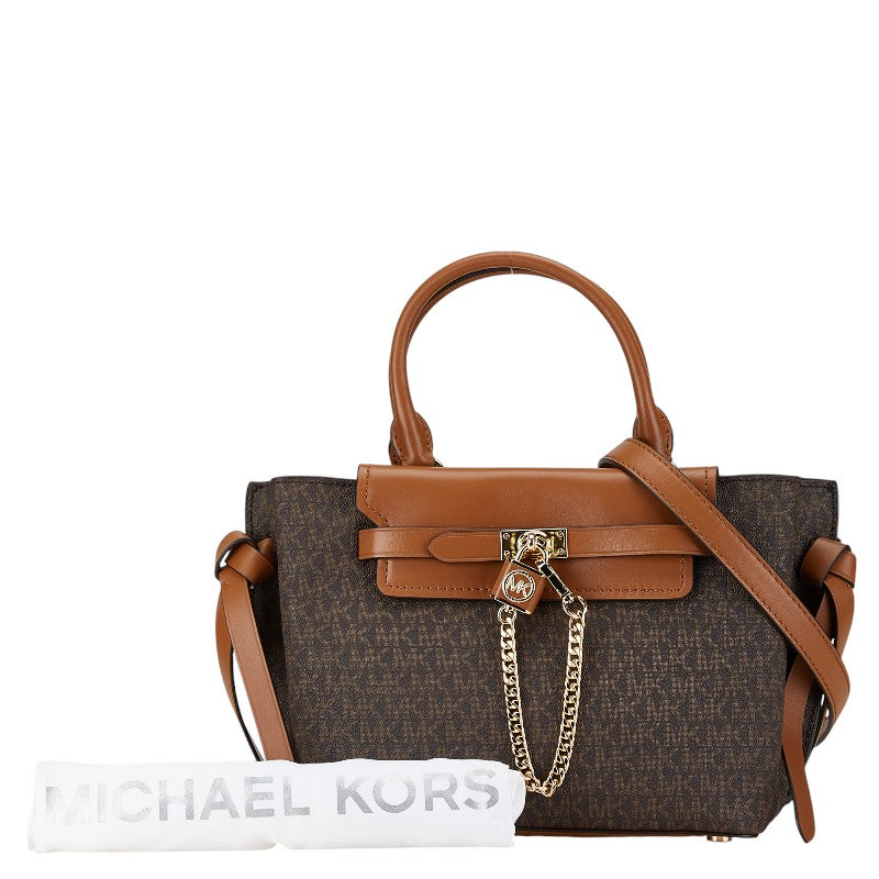 Michael Kors Signature 2WAY Handbag Brown